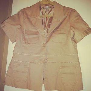 Short sleeve blazer